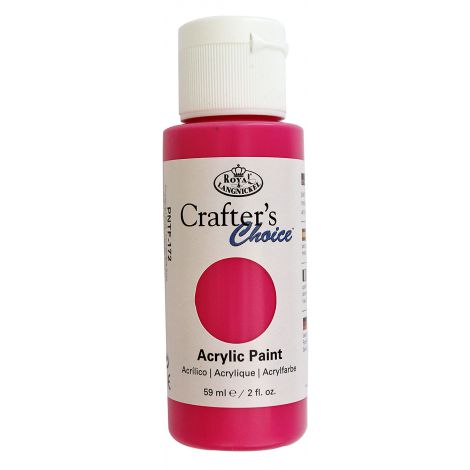 Farba akrylowa R&L Crafter's Choice 59ml, Różowa/Fluorescent Rose